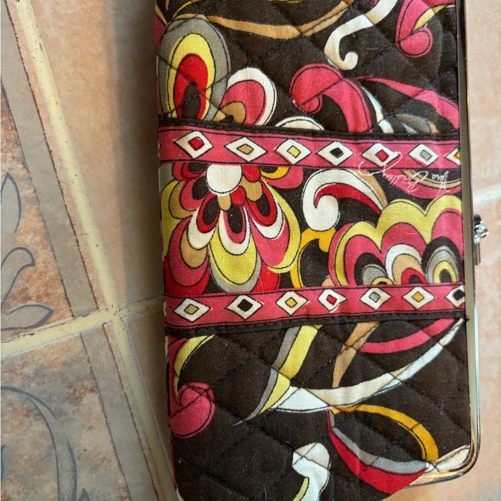 Vera Bradley Multicolor Quilted Clutch